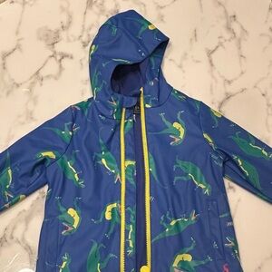 Joules Dinosaur Rain Coat - Kids Size 4